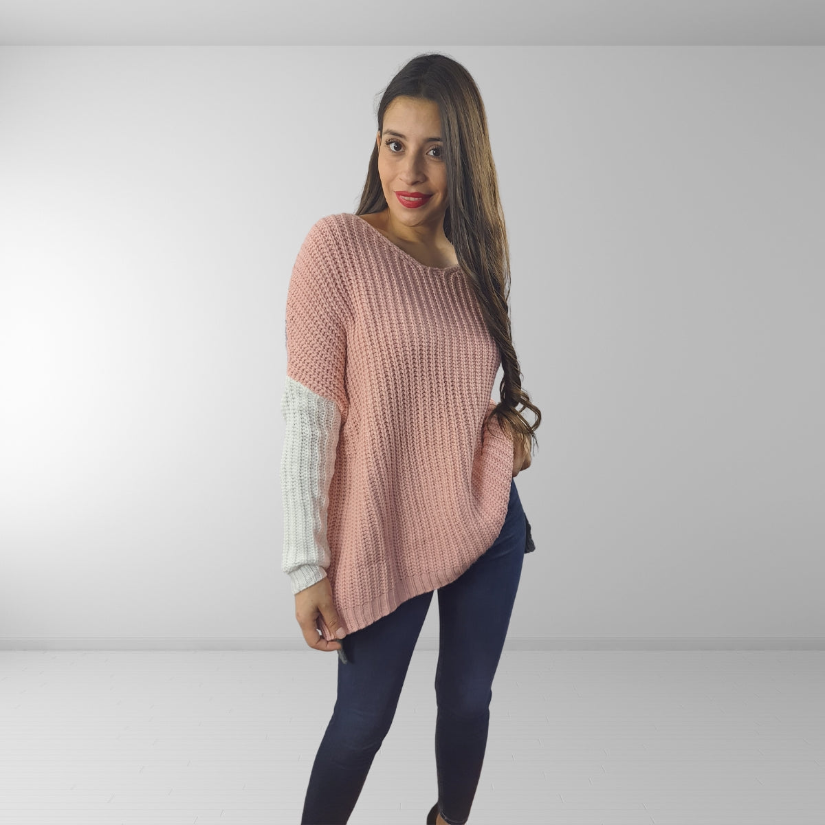 Sweater Vero Moda Rosado Style CARNATION LS KNIT(MW-CT-2)