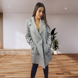 Blazer Vero Moda Gris Style RESTRICT DF L/S WOOL COAT(DR)
