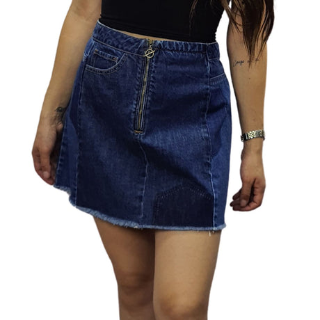 Falda Vero Moda Azul Oscuro Style NAPOLEON HW DENIM SKIRT(NC)