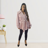 Blazer Vero Moda Rosado Style CHIVAS BITTER L/S WOOL JKT(DR)