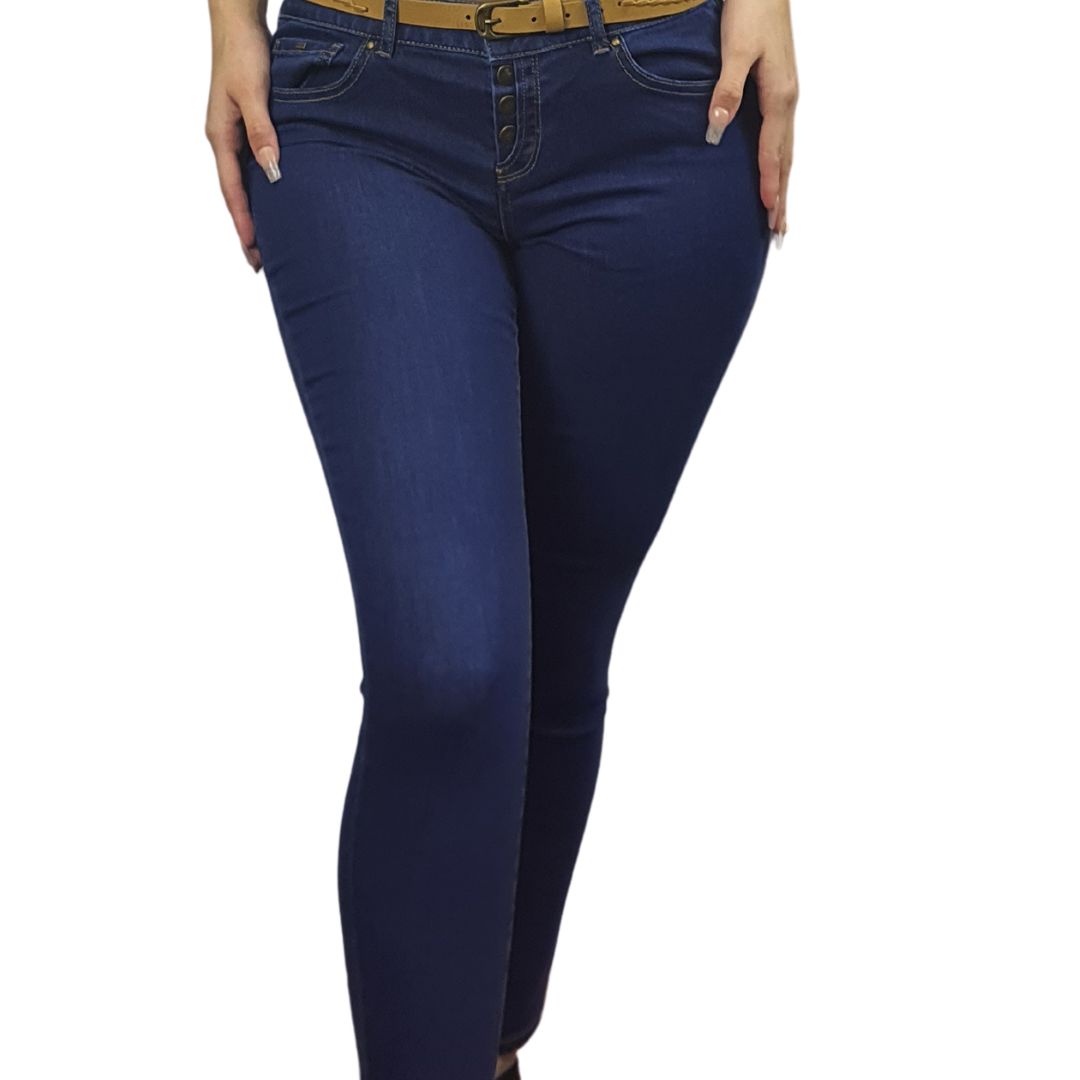 Jeans Vero Moda Azul Oscuro Style HANNAH 9/10 X-SLIM JEANS(BN)