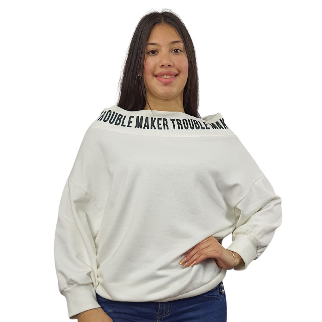 Sweater Vero Moda Blanco Style KIMBERLEY L/S SWEAT(NC)