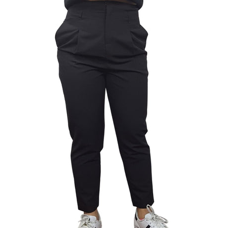 Pantalon Vero Moda Negro Style PARKER MOSS 9/10 CARROT PANTS(TP-ET-2)