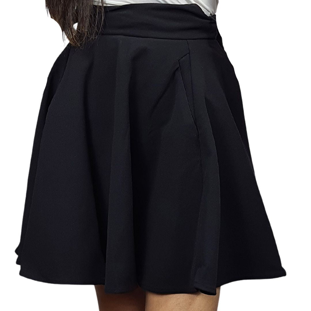 Falda Vero Moda Negro Style SALUT MINI SKIRT(MP)