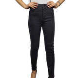 Jeans Vero Moda Gris Oscuro Style NIKI HIGH WAIST SLIM JEANS(BN-CT-1)