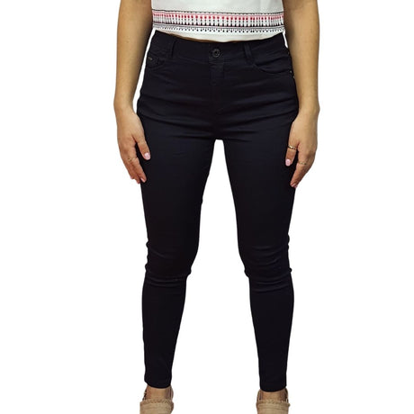 Pantalon  Vero Moda Negro  Style PROSPECT 9/10 MW X-SLIM JEANS(NR)