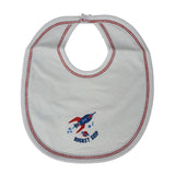 Babero Babycottons  M Rockets  C/Impermeable Bco Azul
