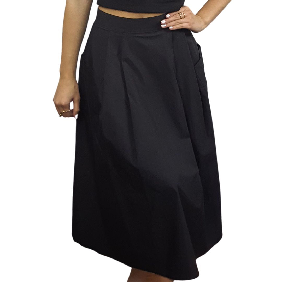 Falda Vero Moda Negro Style DANA MIDI SKIRT(MM)