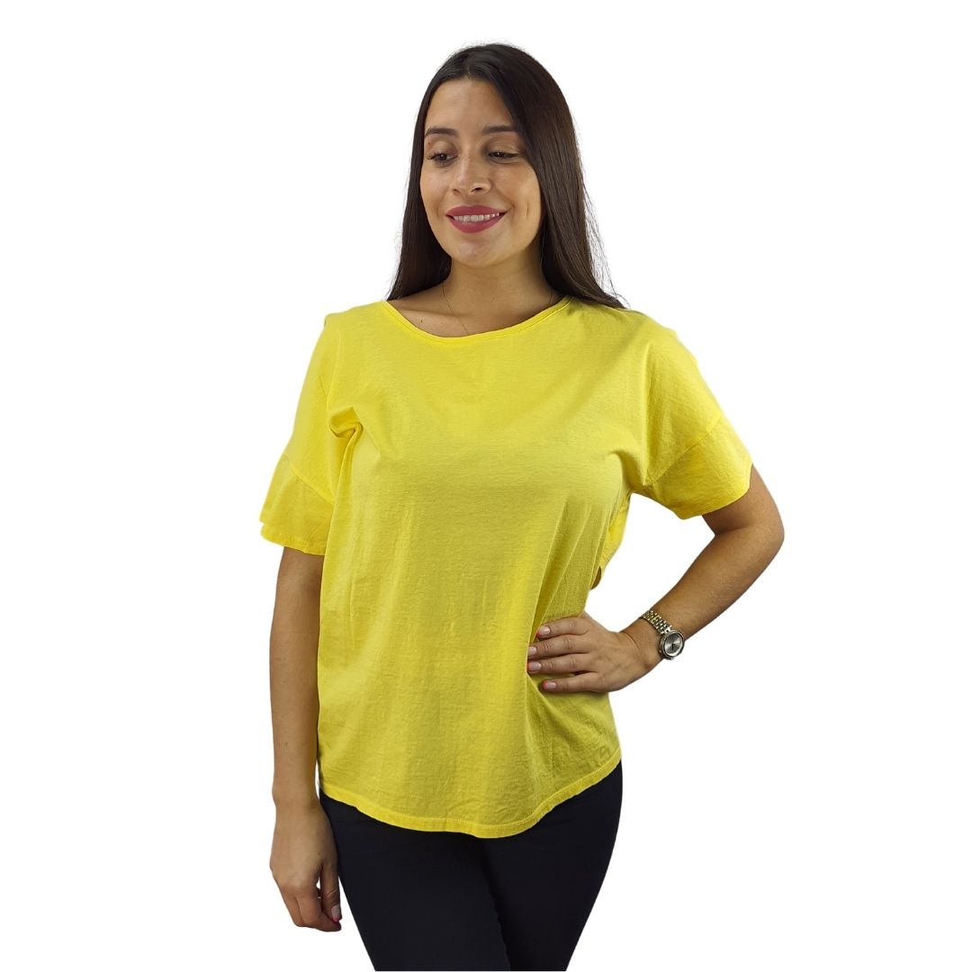 Blusa Vero Moda Amarilla Style  LILY S/S TOP(SL)