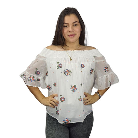 Blusa  Vero Moda Blanco  Style CROSS 1/2 TOP(NN)