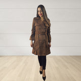 Blazer Vero Moda Marron Style HUMOR 3/4 PS LEATHER COAT(LL)