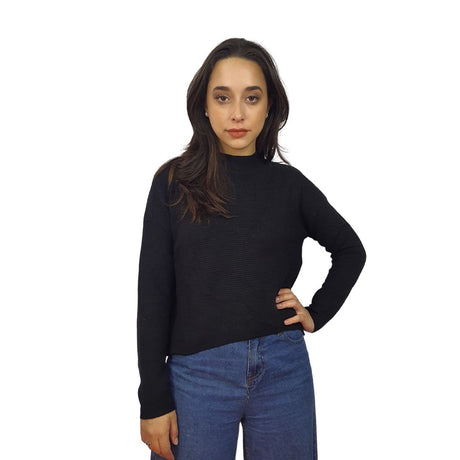 Blusa Vero Moda  Negro  Style FARFALE L/S KNIT(NL)