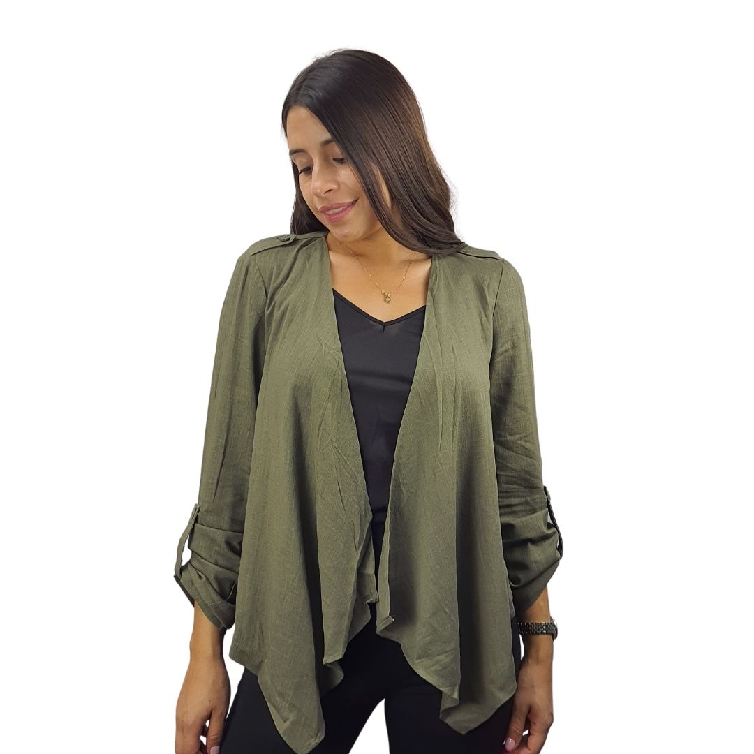 Blazer  Vero Moda Verde Style LANNA L/S BLAZER(CR)