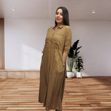 Vestido Vero Moda Marron Claro Style VAULT 1/2 SHIRT(FL)