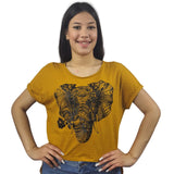 Polera Vero Moda Mostaza Style JIMMY BOX S/S TOP(EL)