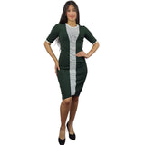 Vestido  Vero Moda Verde Style ANTI 1/2 KNIT DRESS(VMC-PM-ET-2)