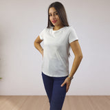 Polera Vero Moda Blanco Style CHOICE PRETTY S/S TOP(NC)-OR