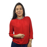 Blusa Vero Moda Rojo Style PANDORA 3/4 TOP(VMC-BN-ET-2)