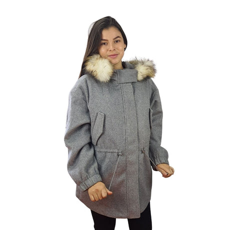 Chaqueta Vero moda Gris Style VODKA L/S WOOL COAT(LL)