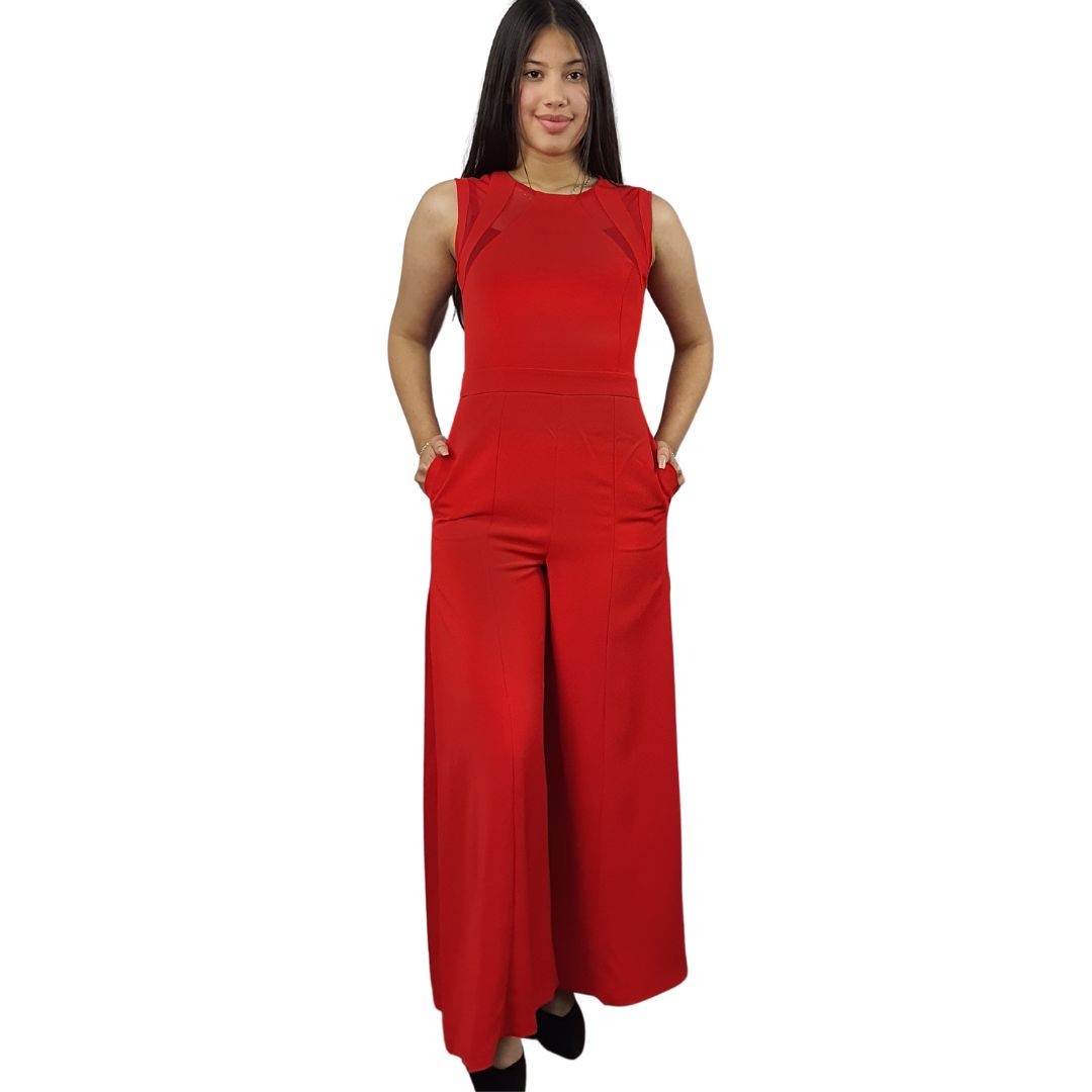 Entero Vero Moda Rojo Style JANE WIDE CATSUIT(VMC-MW)