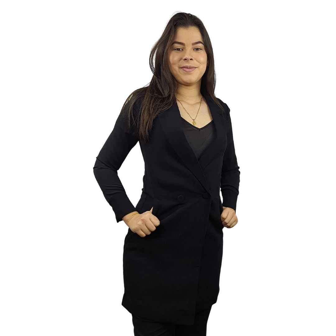 Blazer Vero Moda Negro Style POMELO L/S BLAZER(VMC-PM-ET-2)