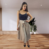 Falda Vero Moda Beige Style HATCH LONG SKIRT(VMC-BJ)