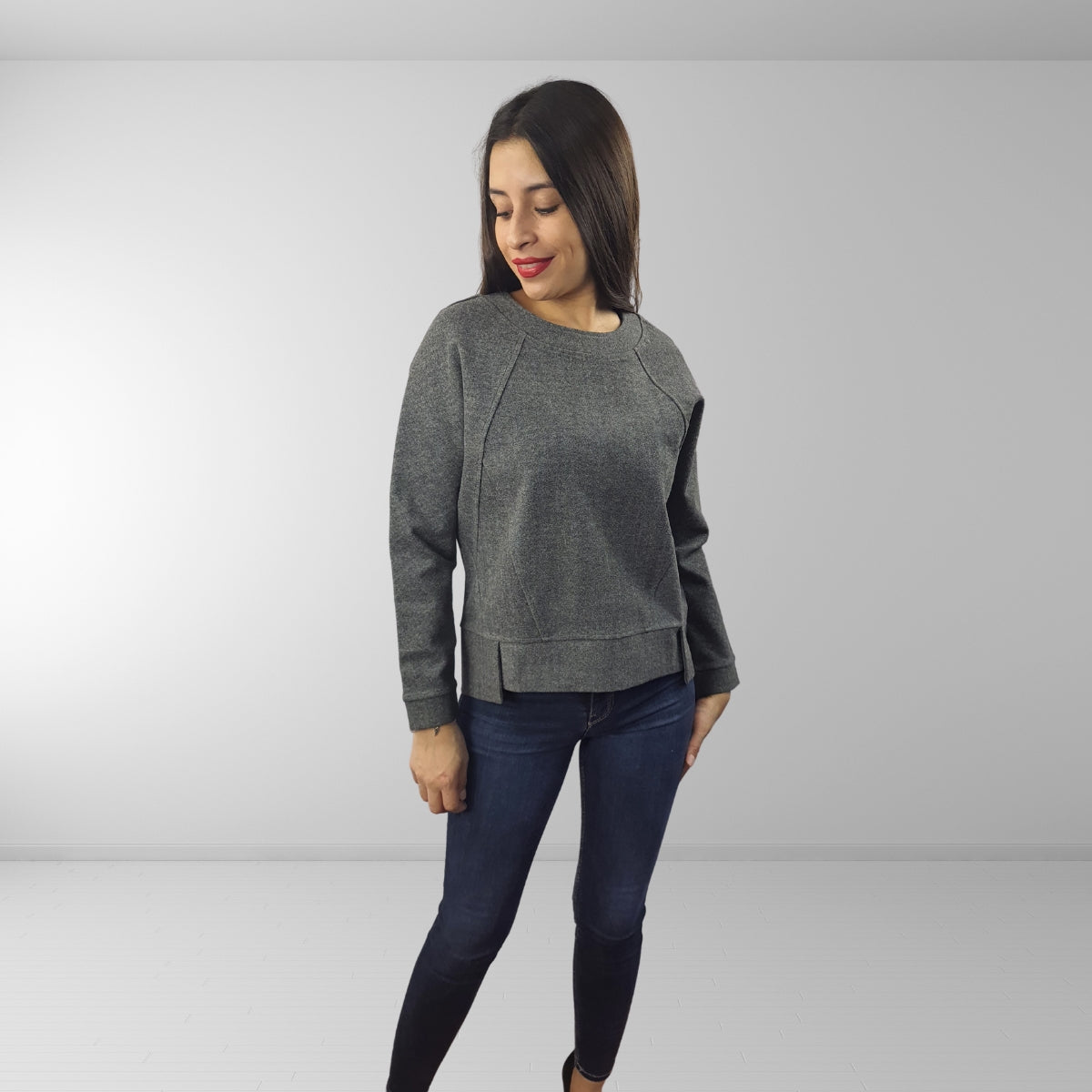 Sweater Vero Moda Gris Style ASTRID SWEAT(UM)
