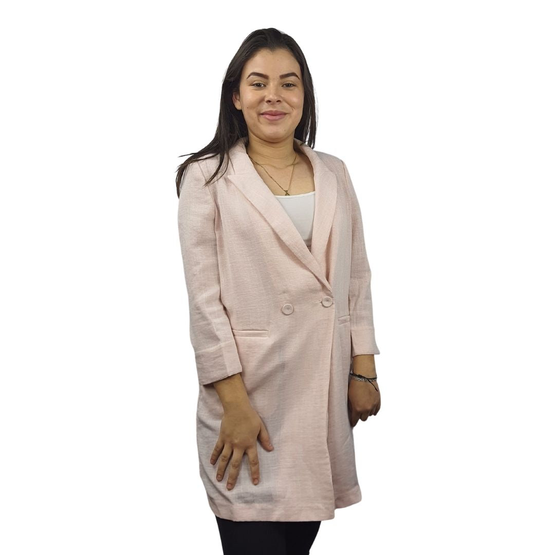 Blazer Vero Moda Rosado Palido Style OCEANUS 3/4 BLAZER(VMC-NE-EC-2)