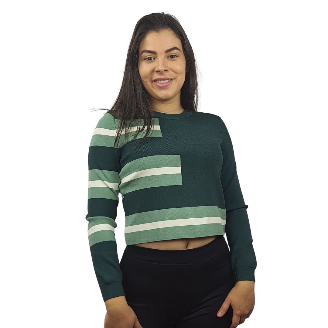 Sweater Vero Moda Verde Style SUGAR L/S KNIT(MW-CT-2)