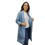 Blazer  Vero Moda Azul  Style PURE 7/8 SLEEVE DENIM BLAZER(MP)