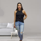 Jeans Vero Moda Azul Claro Style WALKMAN 7/8 MW GIRLFRIEND JEANS(TP)
