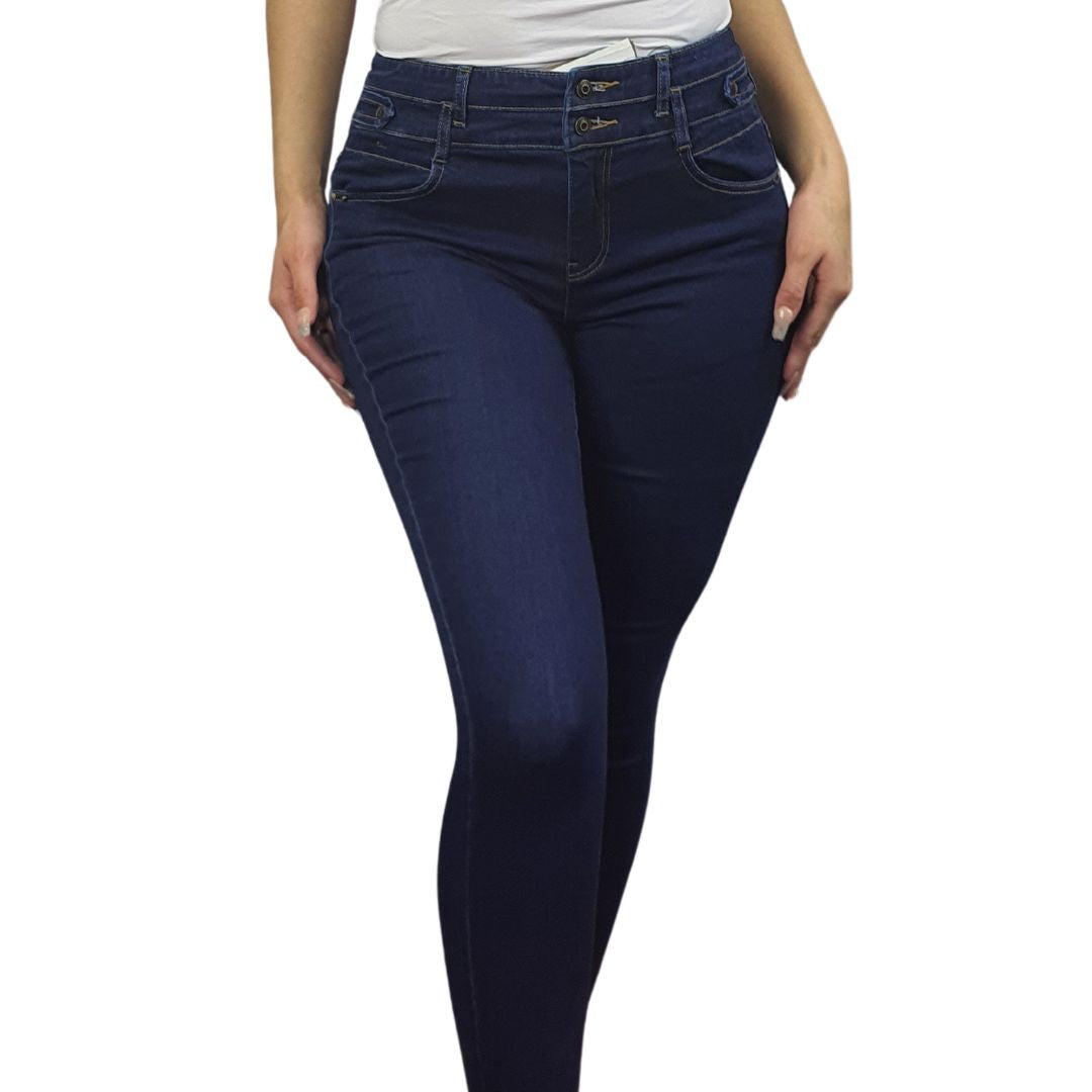 Jeans Vero Moda Azul Style SAKE MW X-SLIM JEANS(BT)