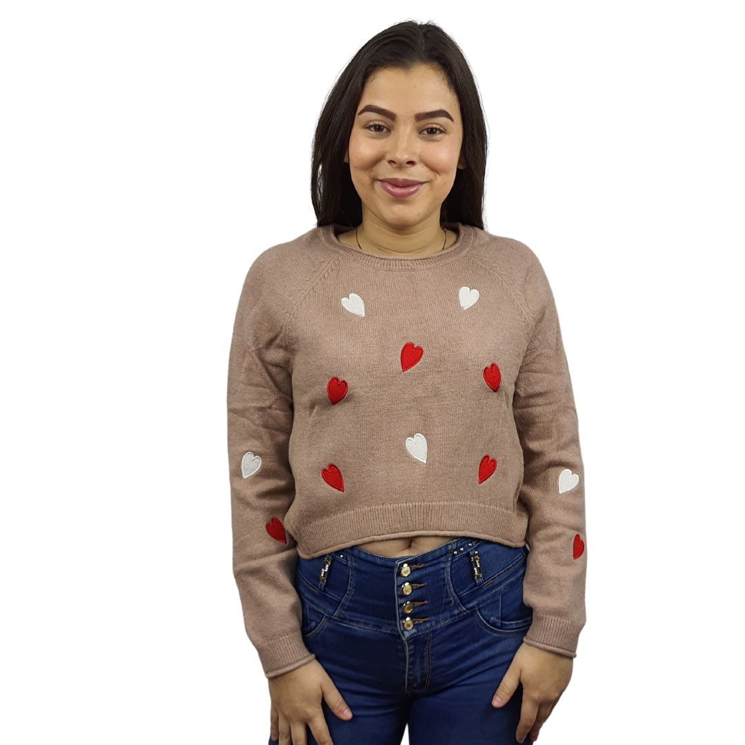Sweater Vero Moda Marron Claro Style CHOICE MORNING L/S KNIT-OR