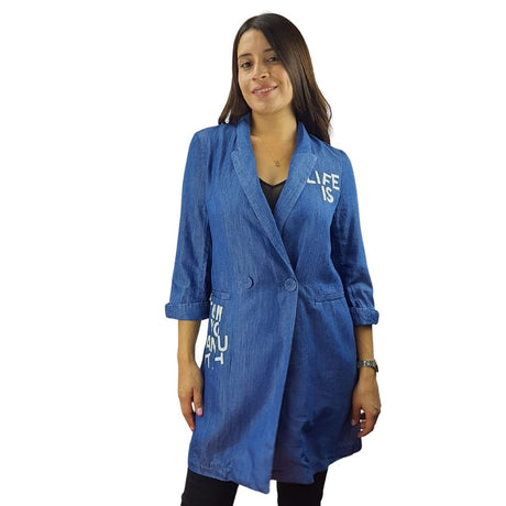 Blazer Vero Moda Azul  Style OCEANUS DENIM BLAZER(MM)