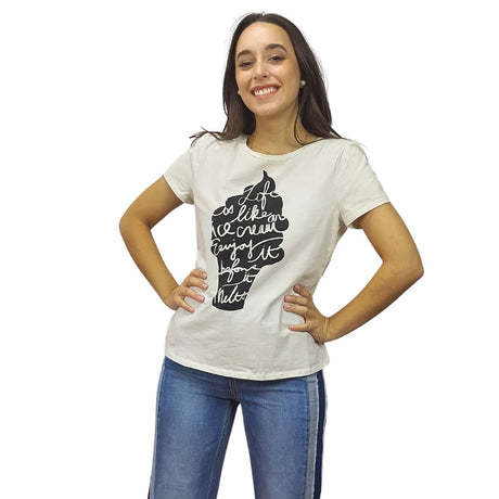 Blusa Vero Moda Blanco  Style VIOLET S/S TOP(NE-CS-1)
