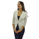 Blazer Vero Moda Crema Style ISLAND MESH 3/4 BLAZER(RN)