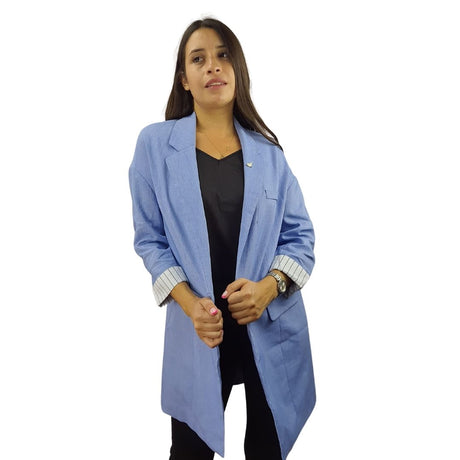 Blazer  Vero Moda Azul Style BETTY 3/4 LONG BLAZER(BN-EC-2)