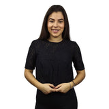 Blusa Vero Moda Negro Style EDIT S/S JERSEY TOP(VMC-TP-ET-2)