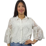 Blusa Vero Moda Blanco Style WEST 3/4 SHIRT(DR)