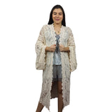 Bata de Pijama Vero Moda Beige Style LAUGH L/S ROBE(HOMEWEAR)