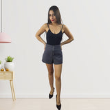 Short Vero Moda Gris Style FACIAL SHORTS(NC)