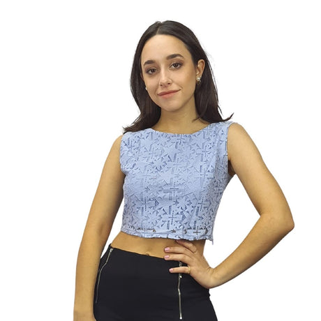 Top Vero Moda azul  Style VIVIEN S/L TOP(SD)