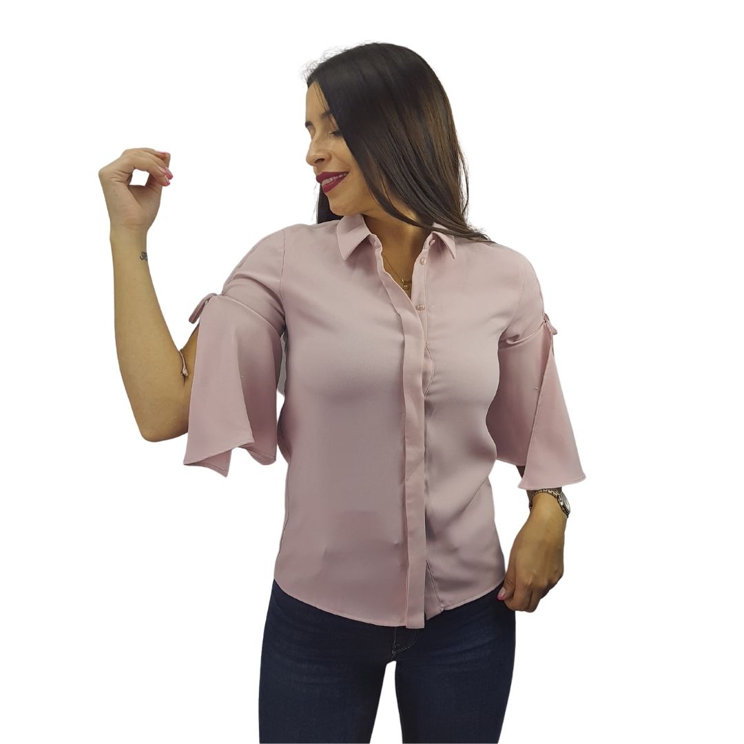 Camisa Vero Moda Rosa Vieja  Style SEDICATE 1/2 SHIRT(VMC-SD)