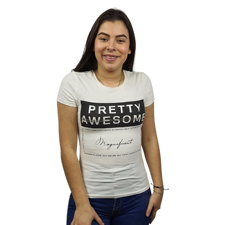 Polera Vero Moda Blanco Style GINA S/S TOP(MP)