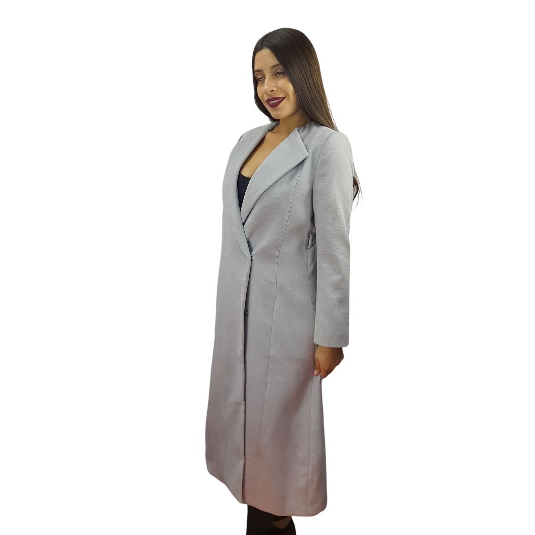 Blazer Vero Moda Gris Style LILY L/S HEAVY COAT(VMC-EL)