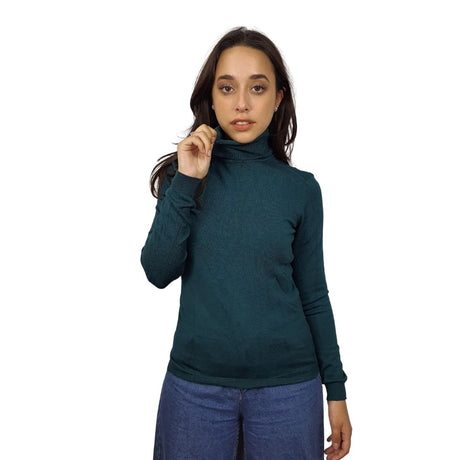 Blusa Vero Moda Verde Style GLORY BASICROLLNECK KNIT(EL)
