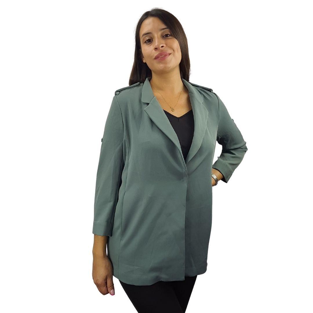 Blazer Vero moda Verde Style TULIP 3/4 JACKET(VMC-TP)