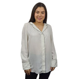 Blusa Vero Moda Blanco Style BEA L/S TOP(TP)