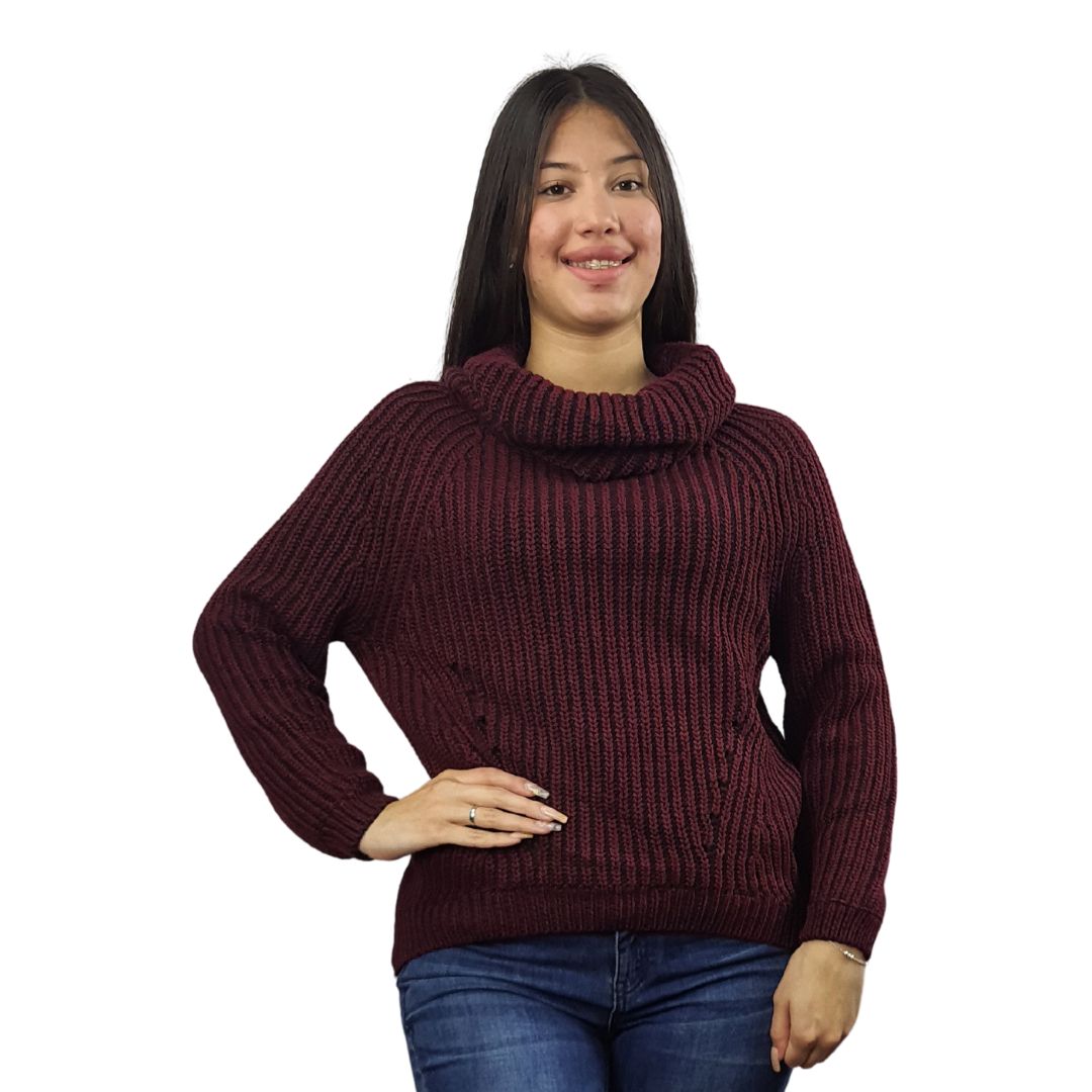 Sweater Vero Moda Vino Style ROLL L/S KNIT(BN-CT-2)