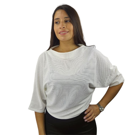 Blusa Vero Moda Blanco Style MAVIS 3/4 TOP(MM)